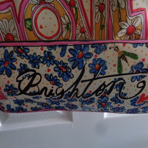 BRIGHTON LOVE DAISY CANVAS TOTE - NWOT - Picture 7 of 7
